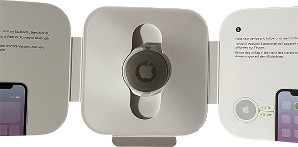 Apple Air Tag ausgepackt